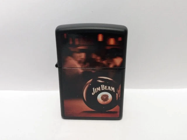 Zippo 2015 Jim Beam Black Matte Case No Insert No Box Read