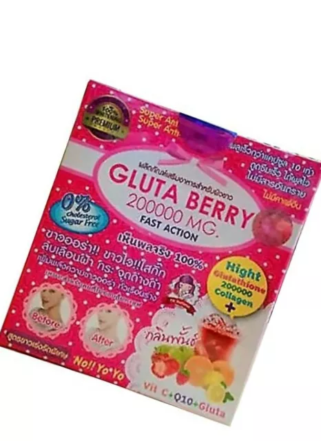 Gluta Berry Poudré Glutathione Anti Vergetures, Boutons, Tâches...