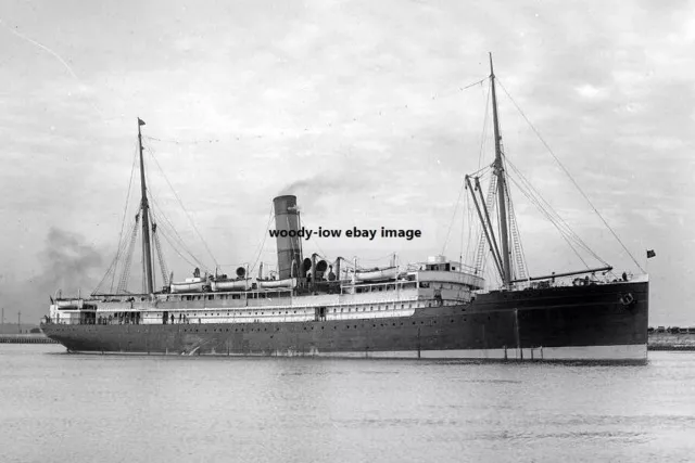 rp15439 - Union SS Co of New Zealand Liner - Manuka , built 1903 -print 6x4