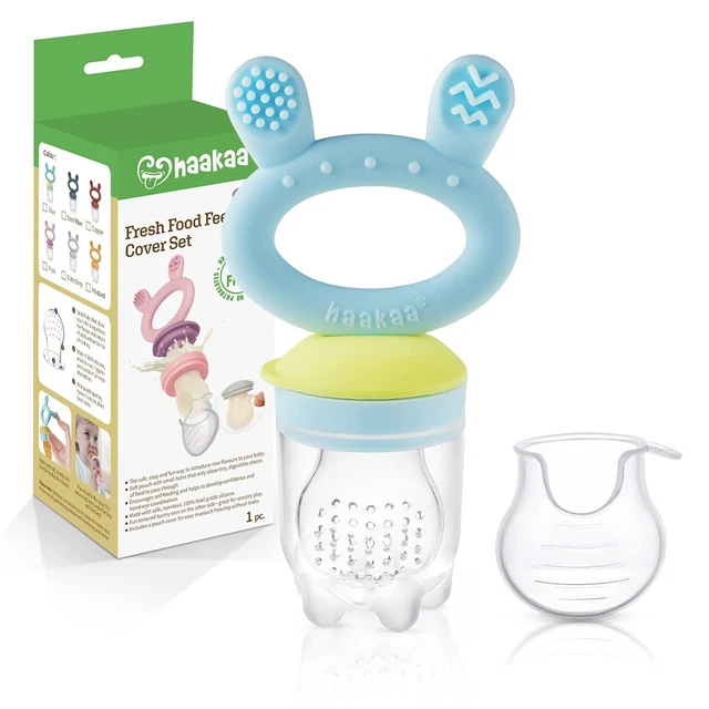 Baby Fruit Food Feeder Pacifier | Milk Frozen Set | Silicone Feeder and Teether