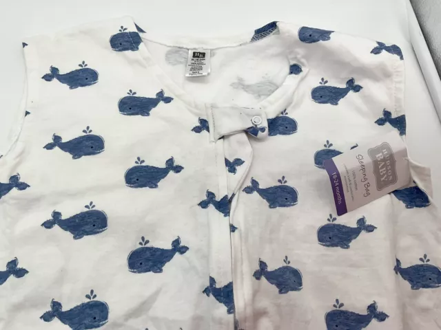 Baby Wearable Sleeping Bag Sac Unisex Sleeveless Whale 18~24 Months NEW