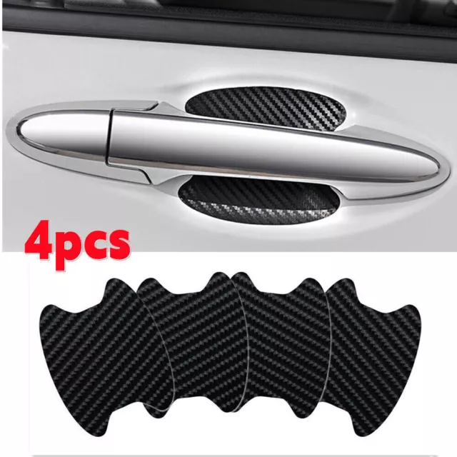 Car Door Handle Protector Film Carbon Fiber Anti-Scratch Stickers Accessories US