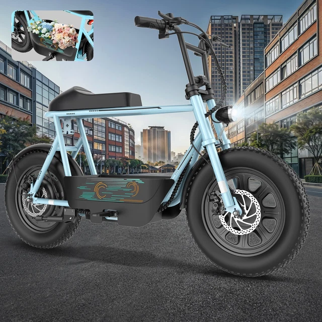 Caroma Peak 1200W Electric Scooter With Seat, 16*3 South Africa