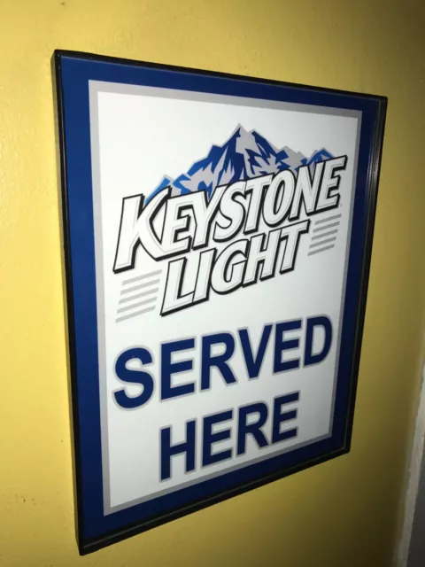 Keystone Light Beer Bar Man Cave Advertising Sign