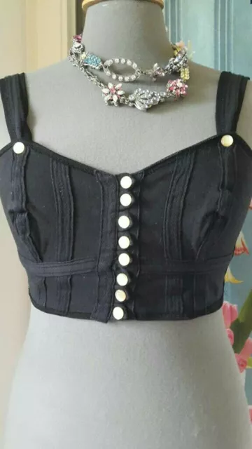 Jean Paul Gaultier Diva Bustier sexy hot Luxus J.P.G geschnürt z.Jeans Luxus 2