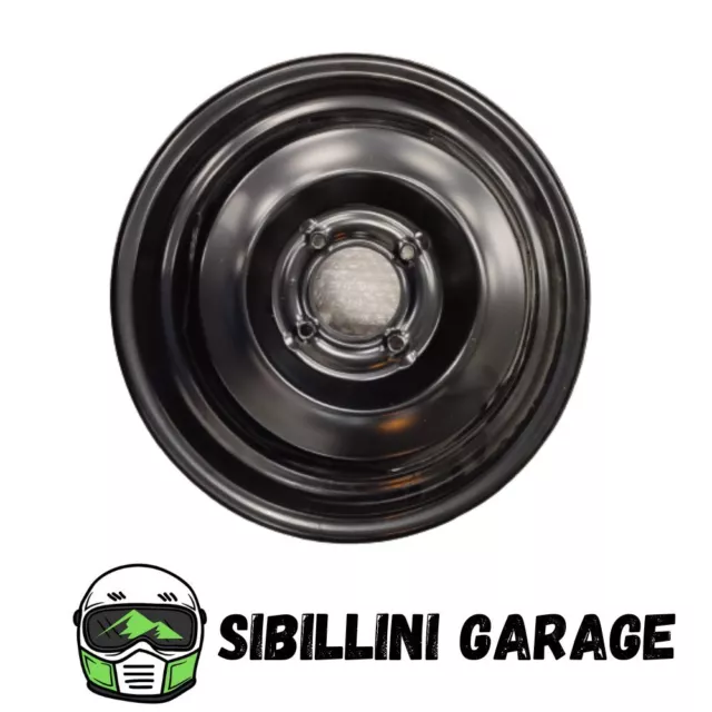 838903 Oem Cerchio 4.00 13" 4 Fori Nero Originale Nuovo Ligier Aixam Microcar
