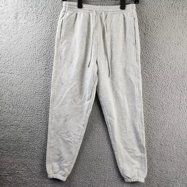 VINCE Essential Jogger Pants Women's XS Heather Grey Elastic Drawstring Waist~