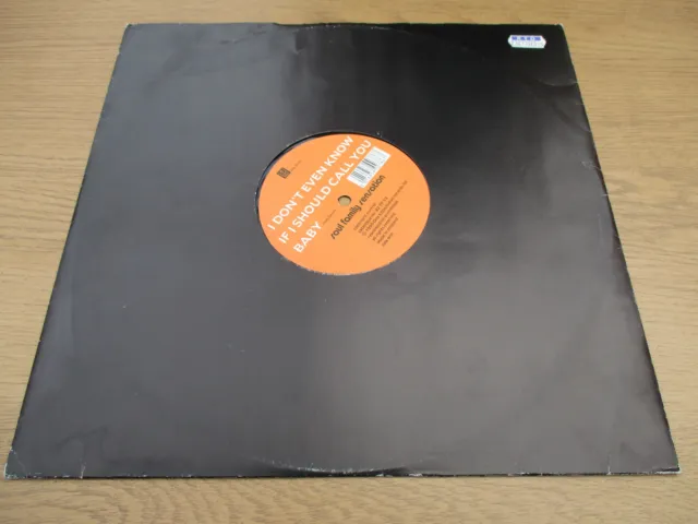 Soul Family Sensation ‎– I Don't Even Know If I Should Call You Baby Vinyl 12"