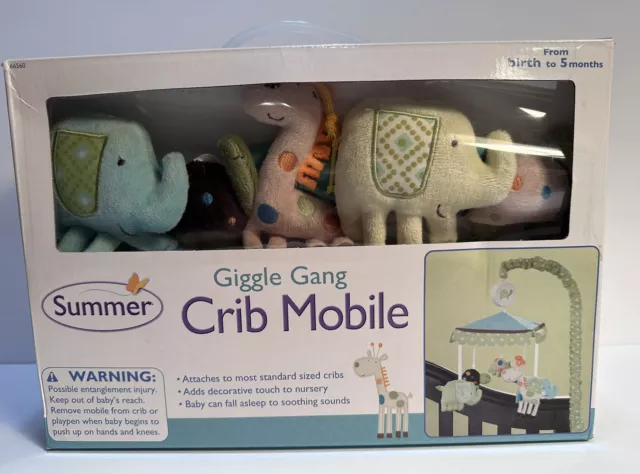 Summer Giggle Gang Baby Mobile with 5 Animals 2011