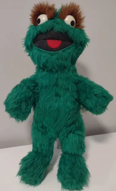 Vintage Knickerbocker Sesame Street Oscar The Grouch doll, Plush 24” muppets