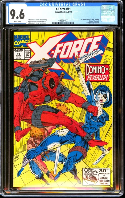 X-Force #11 CGC 9.6 1st "real" Domino - Deadpool X-Men Marvel Comics Movie NM+