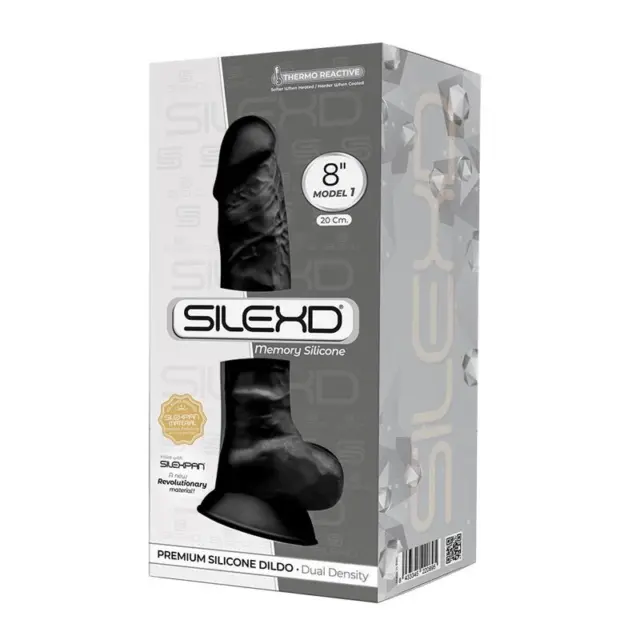 LOVECH - LOVE - Dildo Dual Density Mod. 1 - 8 Black