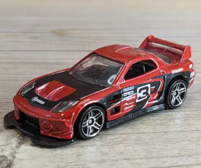 24 / Seven Racing #3 Hot Wheels Mattel Malaysia 2002 Red / Black