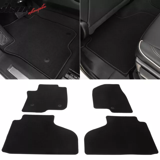 Fits 21-23 Chevrolet Suburban Tahoe GMC Yukon Nylon Floor Mats Carpet Black 4PCS