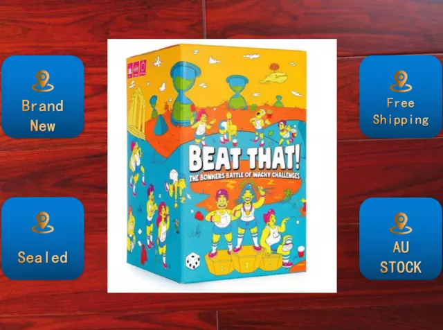 Beat That! Board Game for 2 - 8 Players Brand NEW & SEALED  AU STOCK