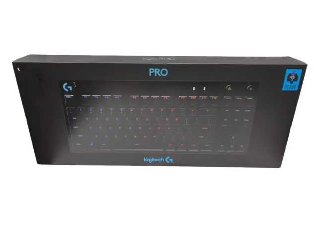 Logitech G PRO Mechanical Wired Gaming Keyboard, Tenkeyless Design (920-009388)
