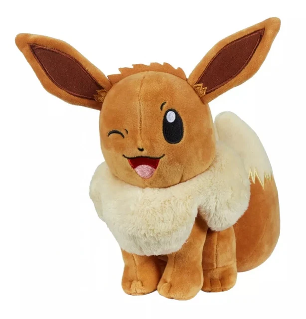 POKEMON WINKING EEVEE Plush Soft Toy 20cm Brand New 100