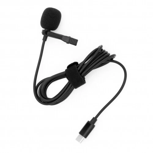 USB TYPE C Microphone de Lavalier pour Interview Youtube Videokonferenz
