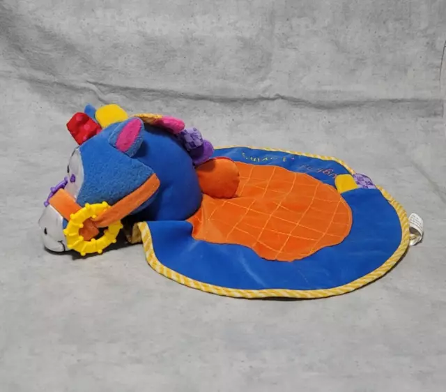 Mommy & Me Horse Lovey Security Blanket Rattle Laugh Love Learn Together Toy #60