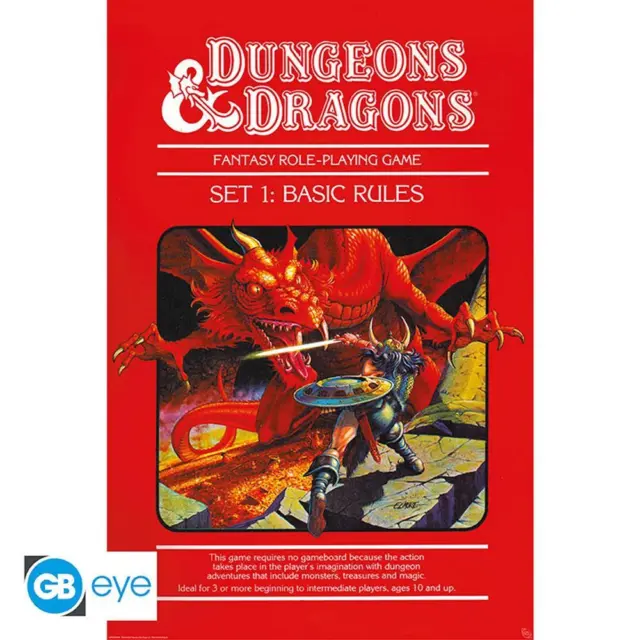 Dungeons & Dragons: GB Eye - Basic Rules (Poster 91.5X61) - AA.VV.