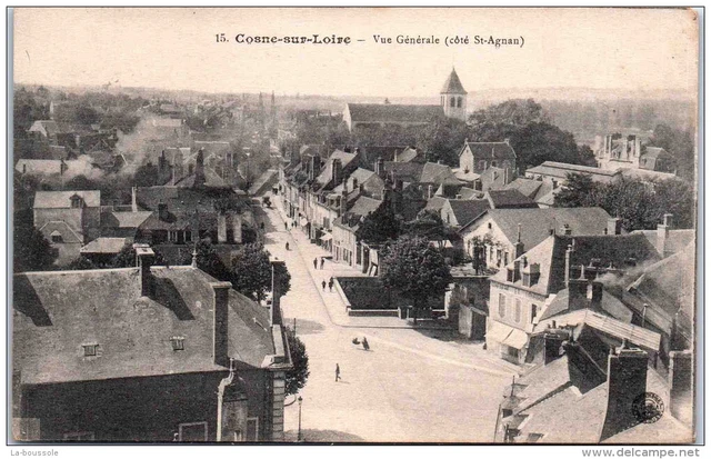 58 COSNE SUR LOIRE - vue generale