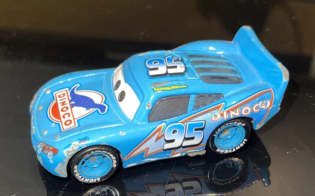 MATTEL DISNEY PIXAR Cars Dinoco LIGHTNING McQueen 1:55 Diecast Toy Car ...