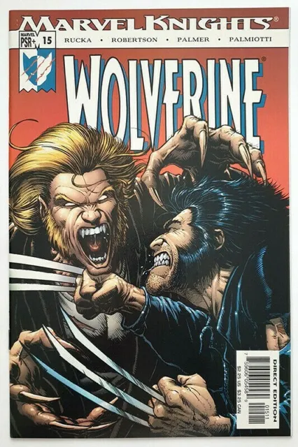 Marvel Knights Wolverine 2004 #15 VF/NM Boarded Rucka Robertson Palmer Palmiotti