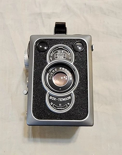 Zeiss Ikon Box Tengor Box Camera w/ Goerz Frontar Achromat 1:9 Germany UNTESTED