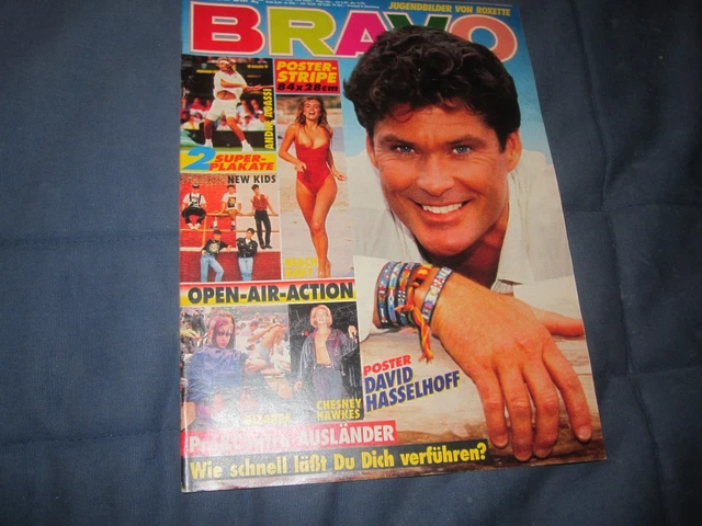 Bravo 25.7.1991 31/91 mit Andre Agassi Poster Heft komplett