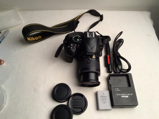 Nikon D3400 24.2MP DSLR Camera with 18-55mm VR AF-P Lens