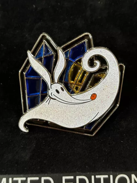 Disney Pin Nightmare Before Christmas Stained Glass Zero LE 2000