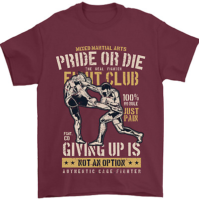 Pride MMA Muay Thai Arti Marziali Miste da Uomo T-Shirt Di Cotone Gildan 2