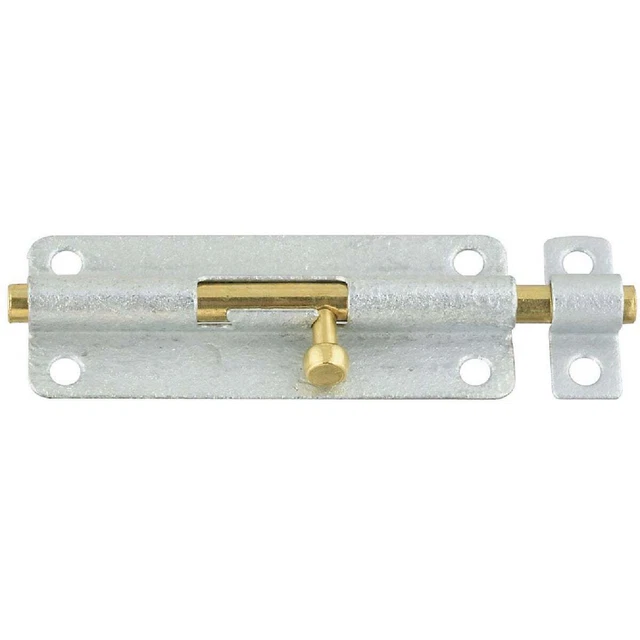 National 5 In. Galvanized Steel Door Barrel Bolt N151910 Pack of 5 National