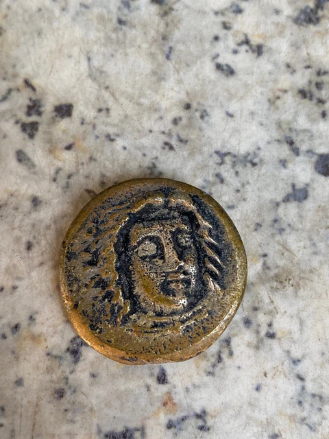 Silver Roman or Greek coin Unidentified, Unexplored UNRESEARCHED Silver Roman or Greek coin Unidentified, Unexplored UNRESEARCHED