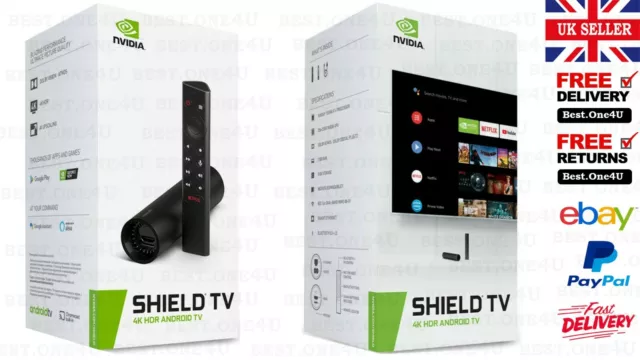 Nvidia Shield Tv Media Streamer,Tegra X1 Processor,4K Hd  /Nvidia Shield  Remote