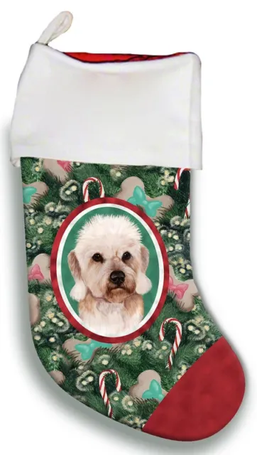 Christmas Stocking - Mustard Dandie Dinmont Terrier 11210