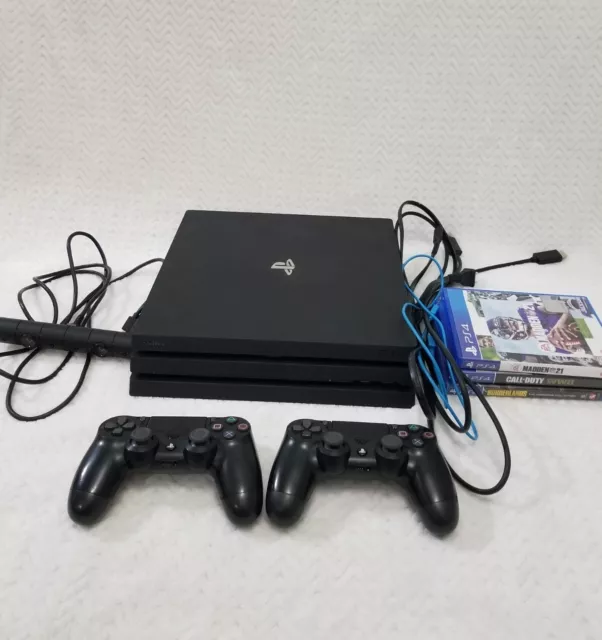 Sony PlayStation 4 PRO PS4 1TB Console Bundle Controller & Games #5