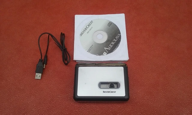 SILVERCREST SKD 1000 A1 Walkman Numériseur De Cassettes MP3 WAV WMA OGG
