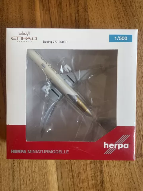 Herpa Wings 1:500 Etihad Airways 777-300ER