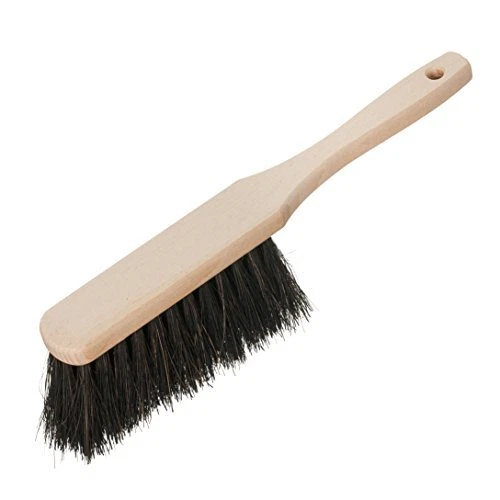 Arenga Fiber Hand Brush with Arenga Fiber and Untreated Beechwood 11-Inches