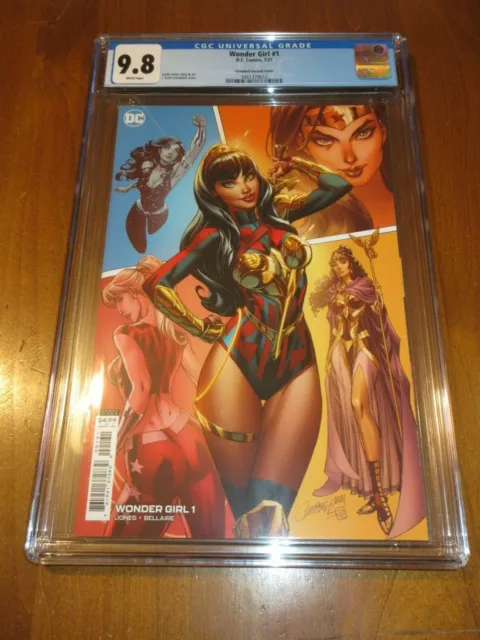Wonder Girl #1 J Scott Campbell Rare Variant CGC 9.8 NM/M Gorgeous Gem