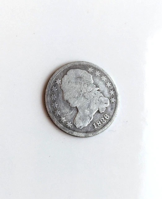 1836 United States 90% Silver Capped Bust Dime