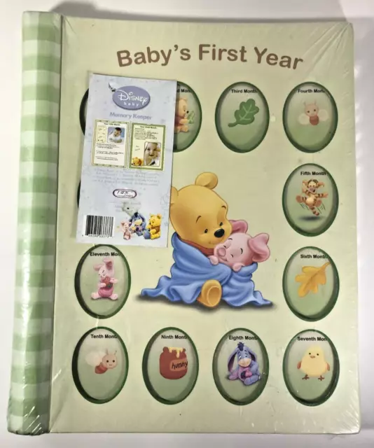 Older New Baby Winnie The Pooh Baby's First Year Memory Keeper Baby Book Album