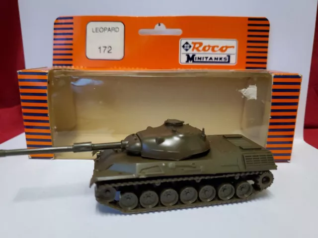 ROCO MINITANKS LEOPARD 172 Ho Model Miniatures CHAR MILITAIRE