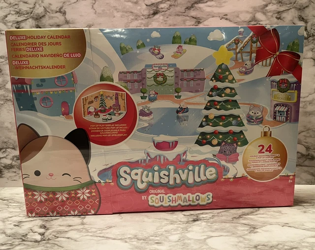 SQUISHMALLOWS SQUISHVILLE CHRISTMAS Holiday Plush Advent Calendar 2023