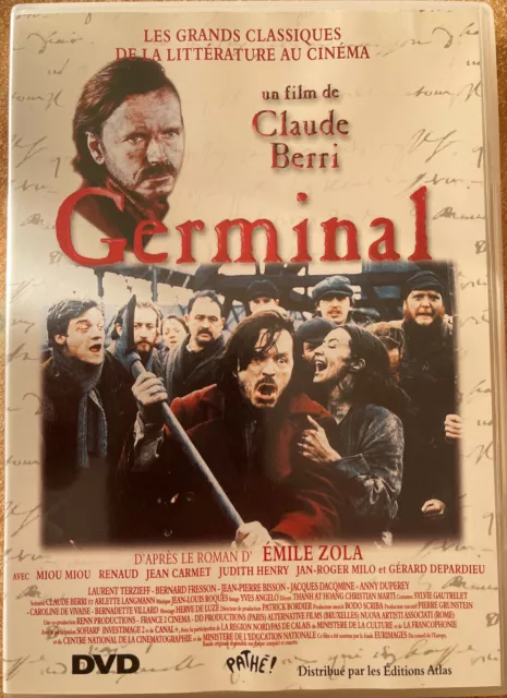 Germinal Film De Claude Berri  Miou-Miou ,Renaud   Dvd   Tres Bon  Etat