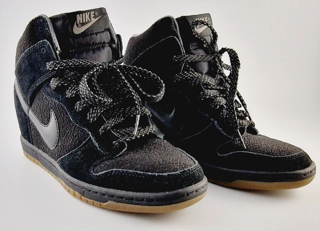nike dunk sky hi black gum