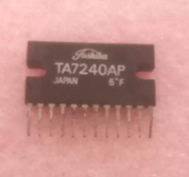 1pcs TA7240AP  5.8W Dual Audio Power Amplifier  HSIP 12  Toshiba