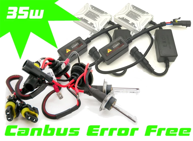 Kit De Conversión HID H7R 35W 8000K Antirreflejo Para Faros De Reflector – Luz Blanca Potente