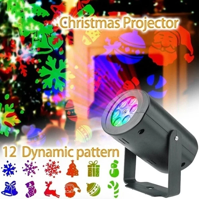 Projecteur d'illuminations de Noël pour la maison intérieur extérieur